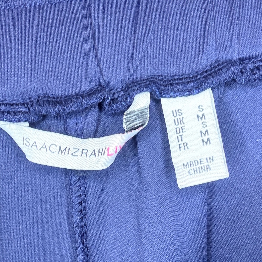 NWT Isaac Mizrahi Live Blue Lace Pants Size Small - Picture 5 of 6